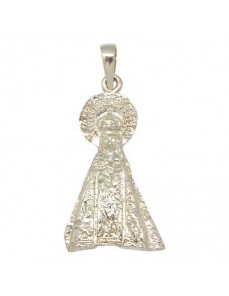 Medalla en plata de ley de la Virgen de la Olmeda