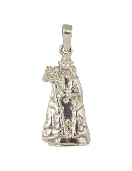 Medalla en plata de ley de la Virgen del Cantal.