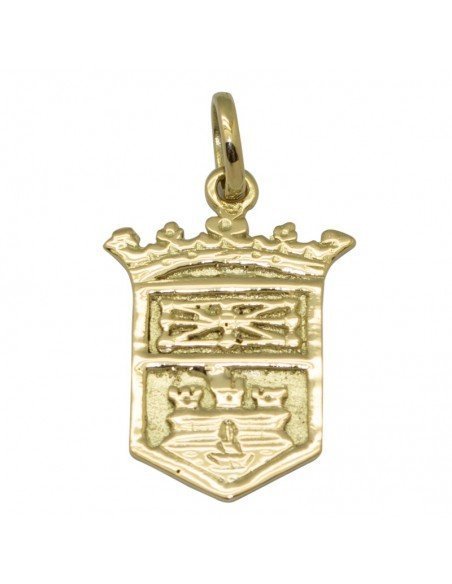 Escudo del pueblo de Milagro en oro de 18 Kts.