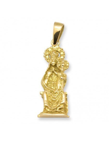 Medalla de la Virgen del Castellar de Torres de Berrellén en oro macizo de 18 Kts.