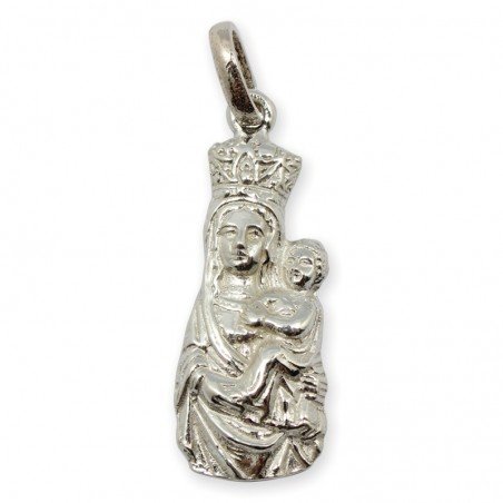 Medalla en plata de ley de la Virgen del Yugo de Arguedas y Cadreita.