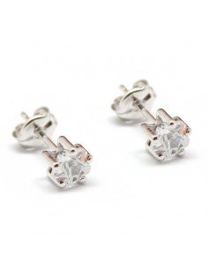 Pendientes solitario con...