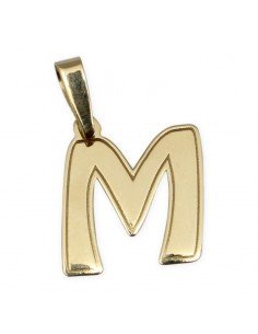 Colgante de letra en oro...