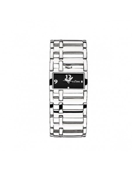 Reloj cadena de acero ancha