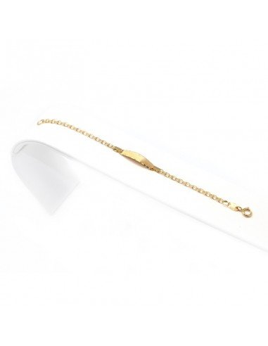Pulsera para bebe en oro amarillo de 18 Kts,...