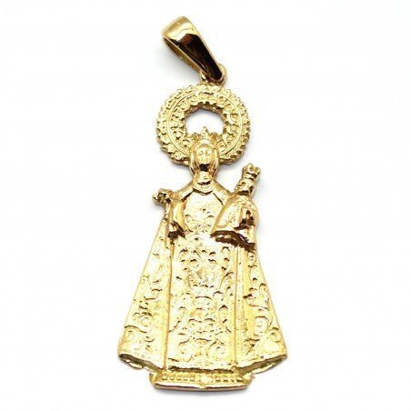 Medalla en oro de 18 Kts de la Virgen De Arcos de Albalate del Arzobispo
