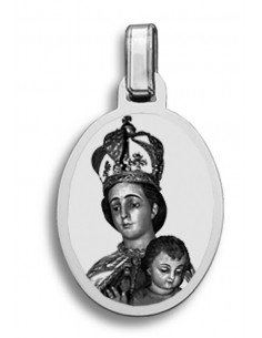 Fotojoya en plata de la Virgen Del Plu de Marcilla