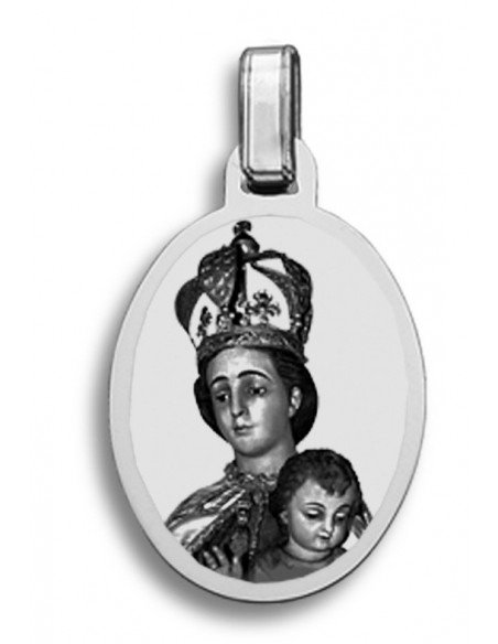 Fotojoya en plata de la Virgen Del Plu de Marcilla