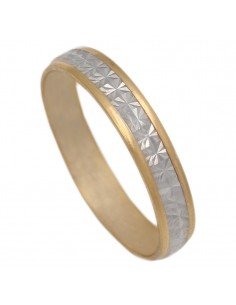 Alianza oro blanco y oro...