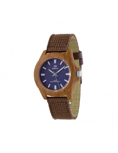 Reloj para caballero de la marca Marea de imitación madera y correa