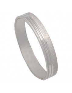 Alianza de oro blanco de 3,5mm