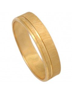 Alianza maciza en oro amarillo de 5 milímetros.