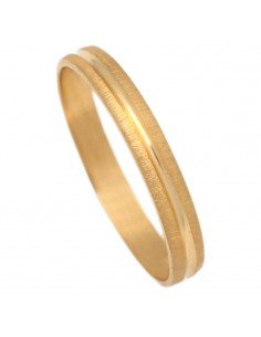 Alianza de oro amarillo de 3milímetros de anchura.