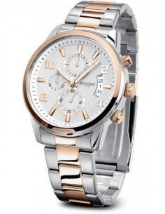 Elegante reloj en acero de la casa Duward