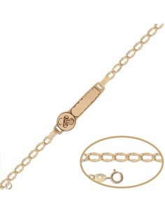 Pulsra de identidad de bebe en oro de 18Kts.