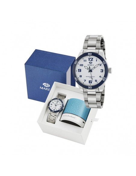 Reloj de cadete para comunión de la marca Marea con altavoz bluetooth de regalo.