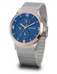 Elegante reloj de caballero de la marca duward con cadena de malla