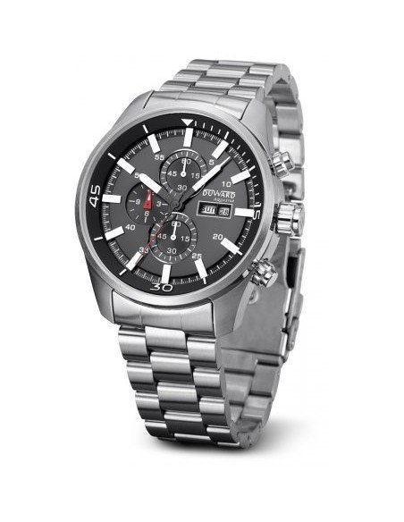 Reloj para caballero en acero y deportivo de la marca duward
