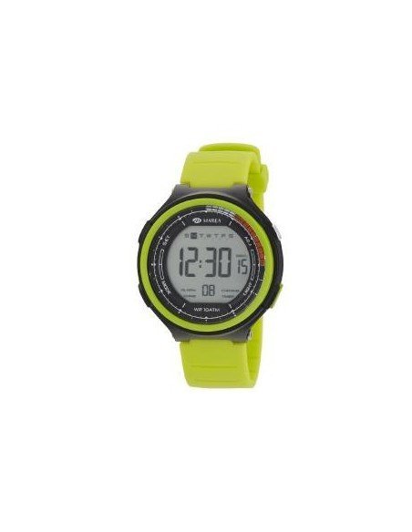 Reloj digital en color pistacho para caballero de la marca Marea