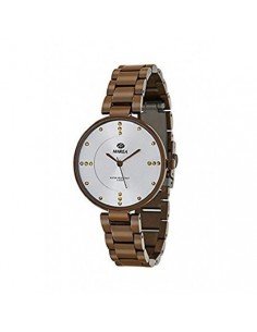 Reloj grande de señora en color cromado y de la marca Marea