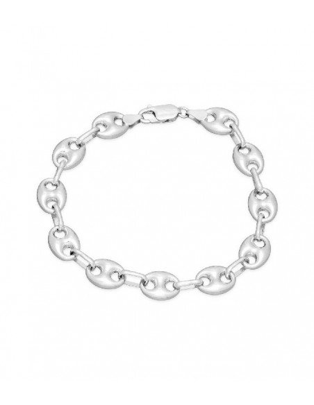 Pulsera eslabón de calabrote en plata de ley