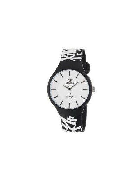 Reloj de silicona Bomb street graffiti con cierre de botón de la marca Marea
