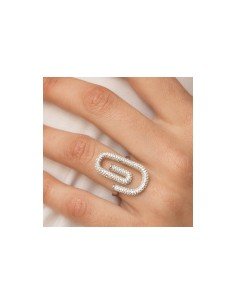 Anillo de plata diseño de... 2