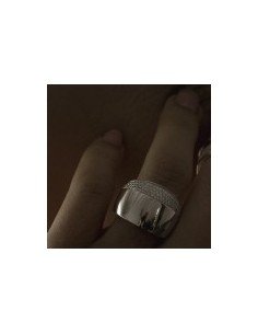 Anillo grande de plata con... 2