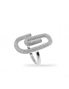 Anillo de plata diseño de...