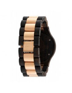 Reloj de madera bicolor 2