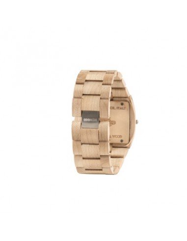 Reloj madera beige
