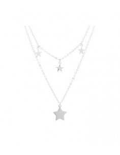 Collar doble de estrellas