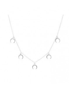 Collar lunas invertidas charm