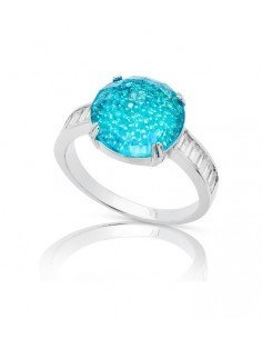 Anillo de plata con piedra...