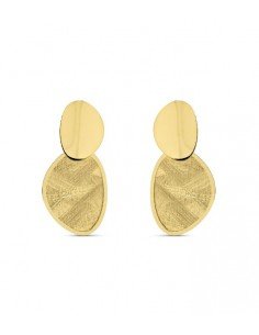 Pendientes largos chapados...