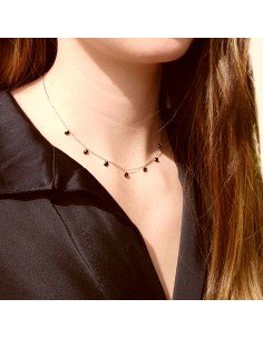 Collar circonitas negras 2