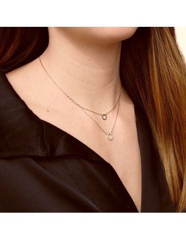 Collar doble de cículos