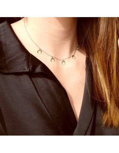 Collar lunas invertidas charm