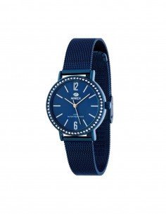 Reloj cadena de malla azul