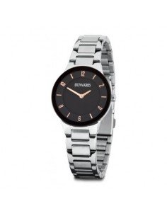 Reloj de acero en negro