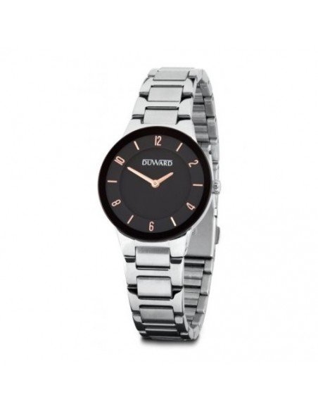 Reloj de acero en negro