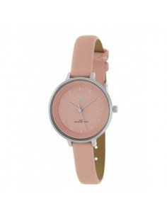 Reloj de piel salmón