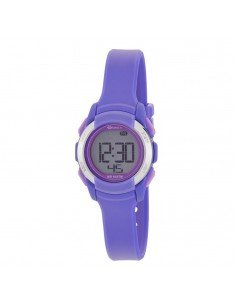 Reloj digital morado niño/niña