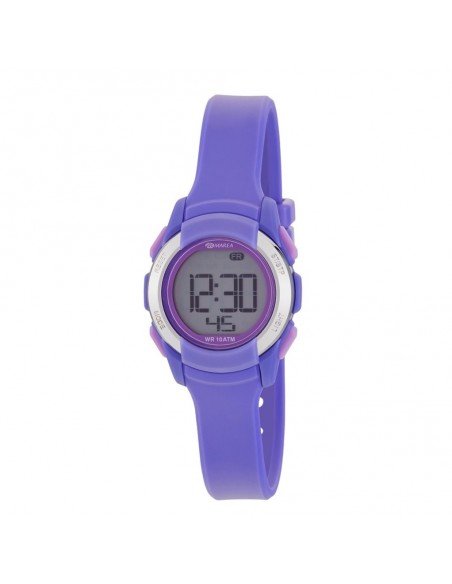 Reloj digital morado niño/niña