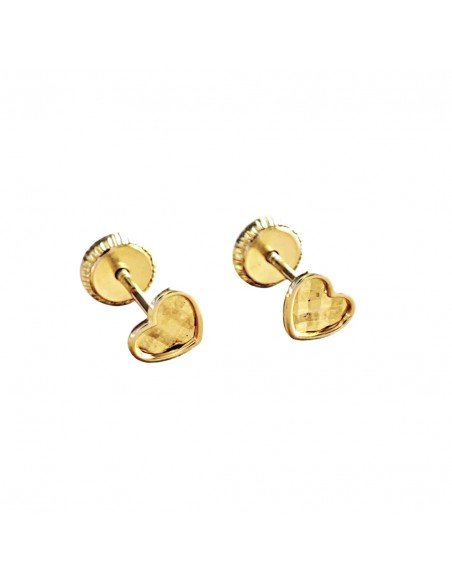 Pendientes corazón bebé