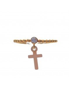 Anillo charm cruz