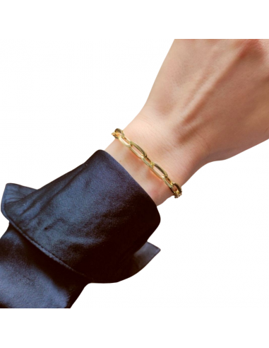 Pulsera de oro 18kts de eslabones