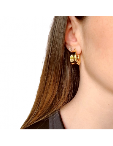 Pendientes aro anchos oro 18kts