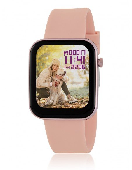 Reloj de deporte rosa
