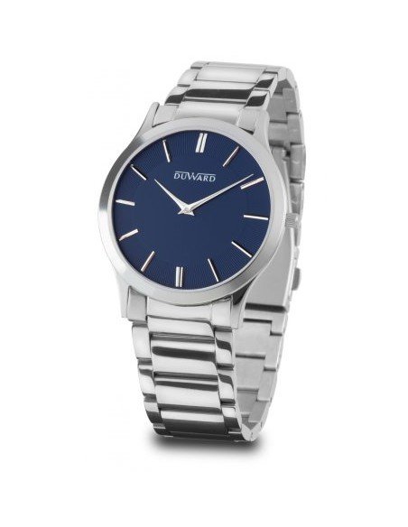 Elegante reloj para hombre con esfera azul